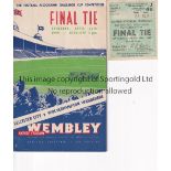 1949 FA CUP FINAL Programme and seat ticket for Wolves v. Leicester. The programme has a very slight