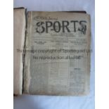 SPORTS NEWSPAPERS 1895 A bound volume of Sports - an Athletic Journal for South Yorkshire ,
