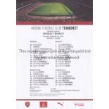 TEAM SHEETS Team sheets as programmes, x 40 ranging from 1978 to date, varying condition, but