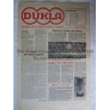 DUKLA / RANGERS 4 Page newspaper "Dukla" covering Dukla Prague v Rangers European Cup Winners' Cup