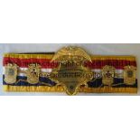 MUHAMMAD ALI BOXING CHAMPIONSHIP BELT Full size The Ring Magazine Award World Welter Weight