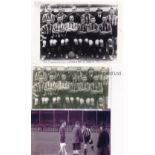 MERTHYR TYDFIL Three reprinted 6" X 4" photos including 2 team group 1928 and 1928/9 and captains