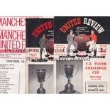 MANCHESTER UNITED Three Youth homes v. Blackburn 58/9 YC S-F and 80/1 Lancs Youth Cup, very slightly