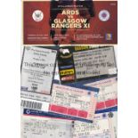 RANGERS Thirty seven Rangers home tickets from friendly matches 1980's,1990 and 2000's including