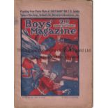 BOYS' MAGAZINE Boy's magazine dated 14/4/1928 . Some restoration. Comes with a Southampton Team