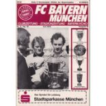 1976 EUROPEAN CUP FINAL Bayern Munich v Saint-Etienne played 12 May 1976 at Hampden Park. Official