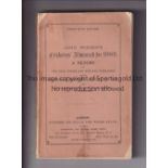CRICKET WISDEN Original paper back salmon coloured soft back John Wisden Cricketers' Almanack for