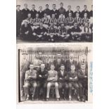 NEWPORT COUNTY Four B/W reprinted team group from the 1920's with 5 small photos, 3 of which are