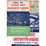 1960 CUP FINAL Programme, Ticket and Song Sheet for the Blackburn v Wolves F A Cup Final played on