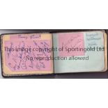 AUTOGRAPH BOOK An autograph book of around 200 signatures of footballers from the 1948-1951 period