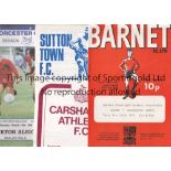 NON-LEAGUE PROGRAMMES Sixty five programmes, from a variety of Leagues, from the 70's onwards.