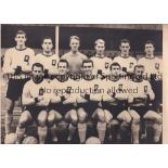 NEWPORT COUNTY 1964 B/W 12" X 9" original Western Mail team group photo from August 1964.