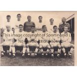 SWANSEA TOWN 1964 B/W 12" X 9" original Western Mail team group photo from August 1964. Good