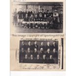 NEWPORT COUNTY Two postcard size team group photos 1913/14 and the other is undated but in the