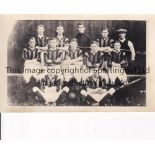 NEWPORT COUNTY B/W postcard size team group photo 1913/14. Good