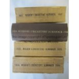 CRICKET WISDENS A collection of 4 John Wisden Cricketers' Almanacks 1934 (original softback