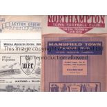 LARGE FORMAT PROGRAMMES Fifty-Two programmes ranging from; Southend 'Longest Pier' 2000 X 5,