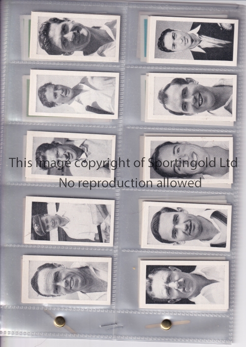 CRICKET TRADE CARDS Kane 1956 Cricketers complete set of 50. Good