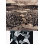 BOXING / HOWARD WINSTONE V VICENTE SALDIVAR Seven original photos and 2 reprints of the fight at