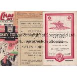 1940'S FOOTBALL PROGRAMMES Twenty four programmes, most of which are in sub-standard condition.