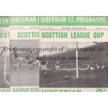 HIBS Six Hibernian home programmes from the 1954/55 season v East Fife (League Cup), Celtic ,