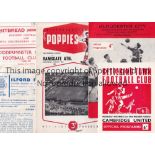 NON LEAGUE A collection of 280 Non League programmes from the 1960's to include matches at