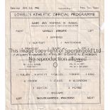 LOVELL' S / WOLVES Single sheet programme Lovell's Athletic v Wolverhampton Wanderers FA Cup 3rd