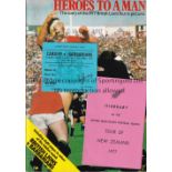 RUGBY UNION 60 Page booklet " Heroes to a Man" account of the 1977 British Lions tour to New
