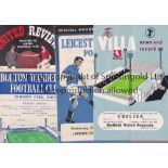 CHELSEA A collection of 12 away programmes from the 1960/61 season. Very few faults. Fair to