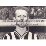 IVOR ALLCHURCH Two original B/W photos, 12" X 9" Sport & General press photo in Newcastle kit at