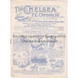 CHELSEA / READING Programme Chelsea v Reading 26/10/1929. Not ex Bound Volume. Light staple rust. No