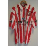 SOUTHAMPTON / MATT LE TISSIER A short sleeve Pony Southampton 1996 home shirt with number 7 with