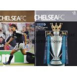 CHELSEA 2004-05 AND 2005-06 HOMES Fifty seven home programmes, complete for each of their