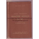 CRICKET WISDEN Original publishers hard back John Wisden Cricketers' Almanack for 1927. 64th