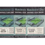 MAN CITY A collection of all 22 Manchester City home programmes from the 1956/57 season. All 21