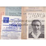 FOOTBALL MISCELLANY Twenty one programmes including GB v Holland 31/7/1948 Olympics played at