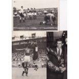 FOREIGN FOOTBALL PRESS PHOTOS Twenty four Press photos, most with either stamps or paper notations