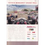 NIGEL MANSELL AUTOGRAPH Three items relating to Mansell: A signed limited edition postcard of a