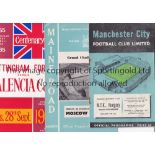 ENGLISH IN EUROPE A collection of 65 programmes all involving English clubs against foreign