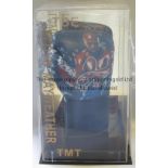 FLOYD MAYWEATHER AUTOGRAPH An encased signed Tornado Fist boxing glove, depicting Mayweather with