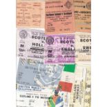 SCOTLAND Sixteen Scotland tickets all but one are homes with the away being v Wales 1964. Homes