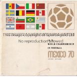 ENGLAND 1970 FIFA WORLD CUP (Mexico) Tournament guide/programme published by Kovo (Czechoslovakian
