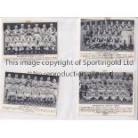 TEAM PHOTOS A collection of 56 black & white team photos of English and Scottish Clubs half from
