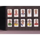 FOOTBALL TRADE CARDS A large bespoke album including Carreras Footballers 72 of 75 missing 37, 48