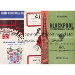 1960'S FOOTBALL PROGRAMMES Two hundred English League club programmes covering many home clubs in