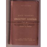 CRICKET WISDEN Original publishers hardback John Wisden Cricketers' Almanack for 1914. 51st Edition.