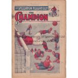 MANCHESTER UNITED / BUSBY BABES / DUNCAN EDWARDS / AUTOGRAPHS The Champion magazine 14/11/1953