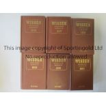 CRICKET WISDENS A collection of 6 John Wisden Cricketers' Almanacks 1956,1957,1958,1959,1960 and