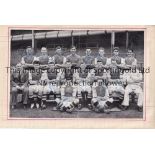ASTON VILLA 1956/7 AUTOGRAPHS Two B/W team group magazine pictures, one is signed by all 16