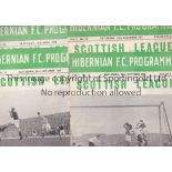 HIBS Four Hibernian home programmes from the 1953/54 season v Clyde , Stirling Albion , Falkirk